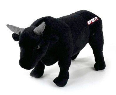 Image of 14′ PBR Bull Plush – Black