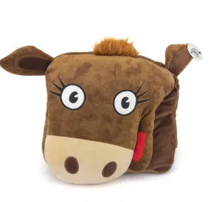 12" Scarlett the Red Angus Pillow