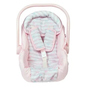 Classic Pastel Pink Car Seat Carrier (Pink Handle)