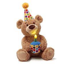 Happy Birthday Animated Teddy, 12 in