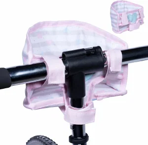 Pastel Pink Bicycle Seat Carrier
