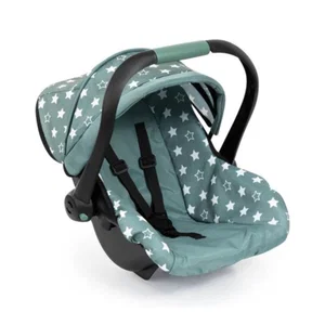 Deluxe Car Seat w/ Cannopy - Teal Star