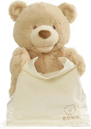 Animated Peek-A-Boo Bear 11.5"
