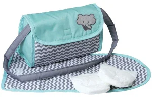 Zig-Zag Chevron Diaper Bag