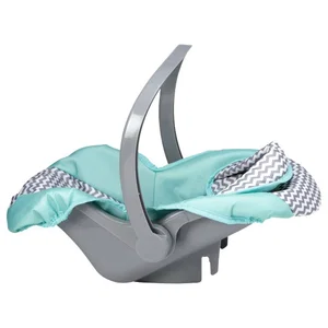 Zig Zag Car Seat Carrier (Grey Handle)
