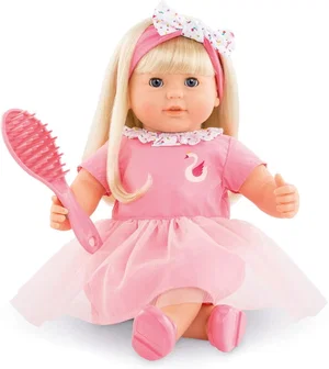 Adele 14" Large Baby Doll with Hair