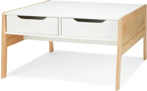 Wooden Art & Activity Table with Bins