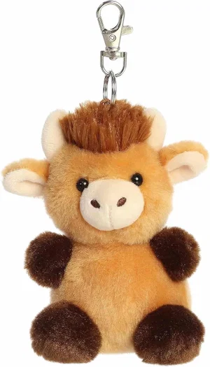 4" Hubert Highland Cow Clip-On