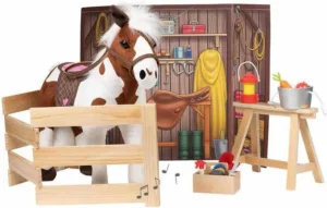 Plush Horse With Stable