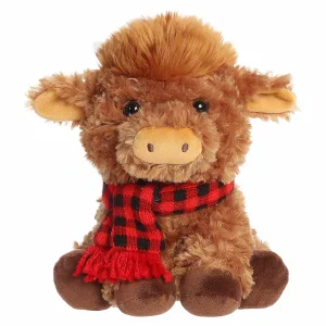 10" Frosty Farm Highland Cow