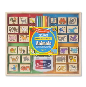 Deluxe Wooden Stamp Set - Animals