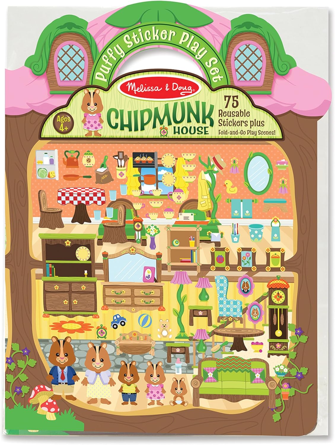CHIPMUNK HOUSE - PUFFY STICKER PLAY