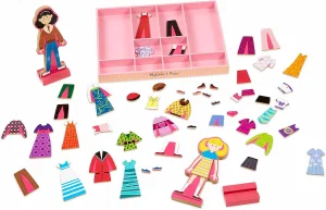 Abby & Emma Wooden Magnetic Dress-Up Play Set