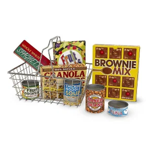 Grocery Basket with Play Food Let's Play House!