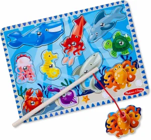 Fishing Magnetic Puzzle Game - 10 Pieces