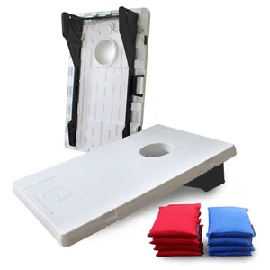 All Weather Corn Toss Game - White, 33"x22" Easy Carry