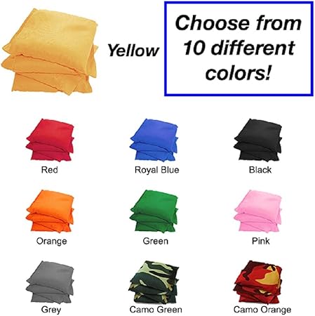 Image of Corntoss Bean Bags – Set of 4 – Assorted 6’x6′