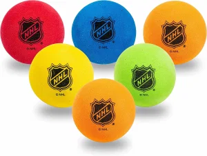 Foam Mini Hockey Balls 6/pk