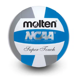 Volleyball Molten Official NCAA Super Touch - Blue/Grey