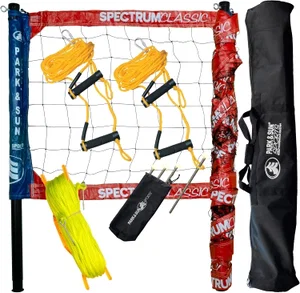 Spectrum Classic Outdoor Volleyball Set - Red/White/Blue