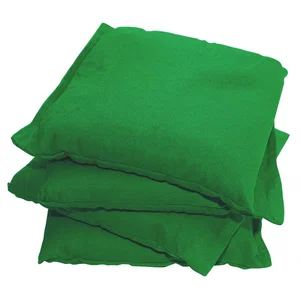 Corn Toss Bean Bags - Set of 4 - Green 6"x6"