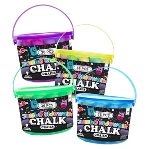 Jumbo Sidewalk Chalk Bucket - 36 pc