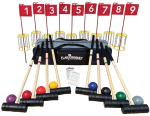 8 Player Flag Croquet Set 32"