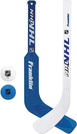 NHL Mini Hockey Goalie + Player Stick & Ball Set