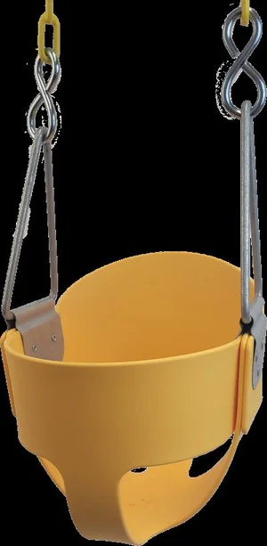 Residential Bucket Swing Yellow