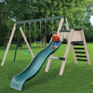 Congo Swing'N Monkey 3 Position Play Set - Green and Tan