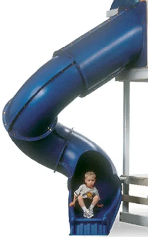 Round Premium Turbo Slide 7' Blue