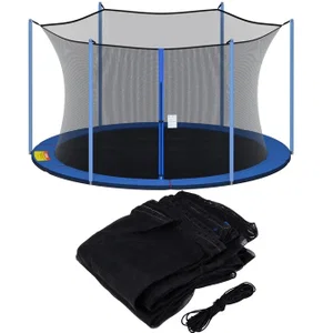 Trampoline Enclosure Net 12' Universal - Black