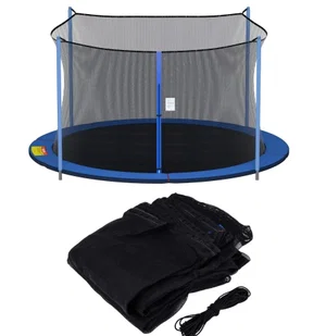 Trampoline Enclosure Net 14' Universal - Black/Grey