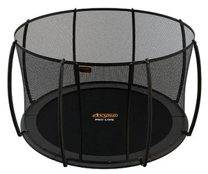 Avyna 14' Flat Level Trampoline with Enclosure - Grey