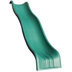Waterfall Wave Slide 10' - 5' Deck Height - Green